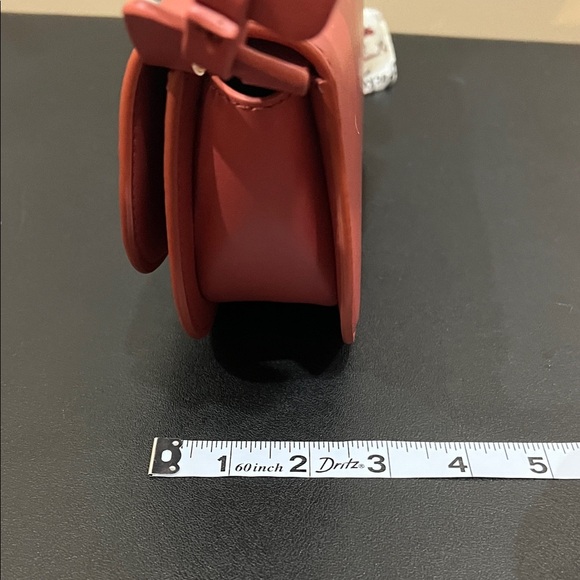 Melie Bianco | “Inez” ~ Red Shoulder Bag w/ Crossbody & Western Motif Scarf - Picture 16 of 17